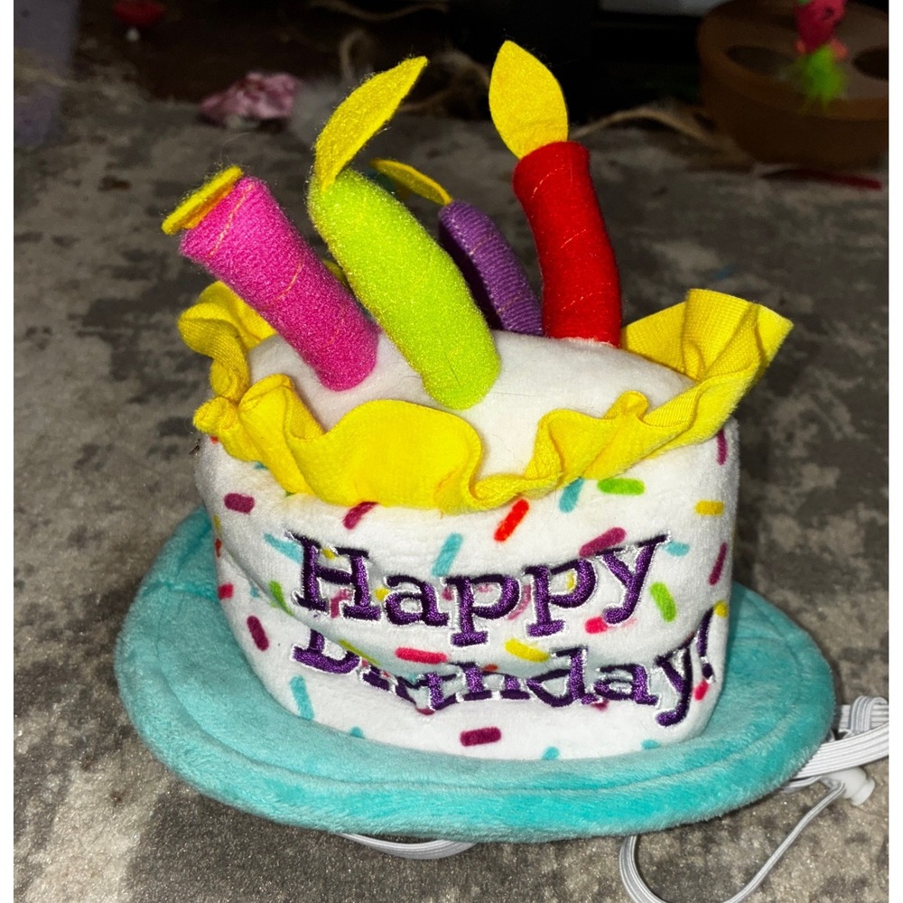 Frisco Birthday Cake Dog & Cat Hat Medium/Large